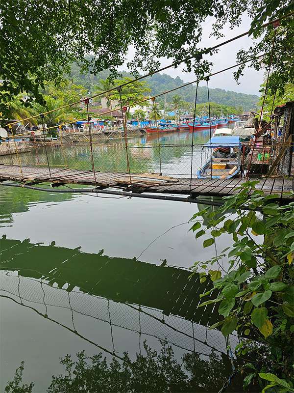 bat and arrow river view padang