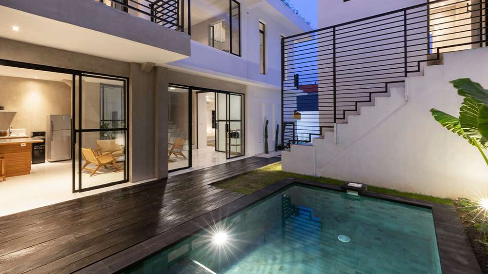 canggu villa in bali, indonesia