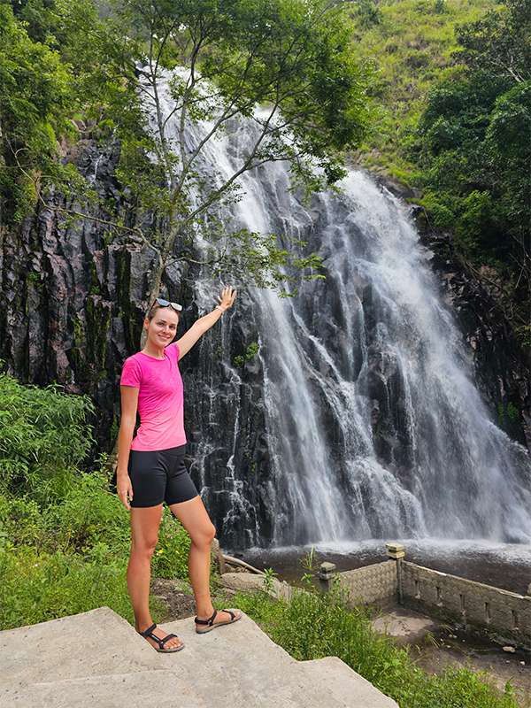 efrata waterfall, lake toba