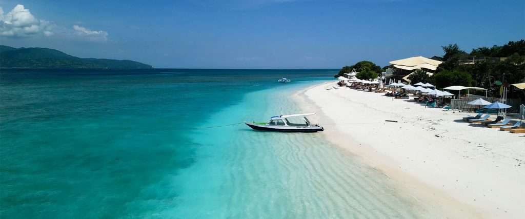indonesia itinerary post featured image, gili trawangan