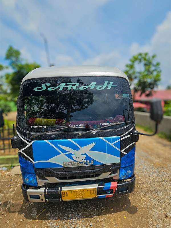 local bus in padang west sumatra
