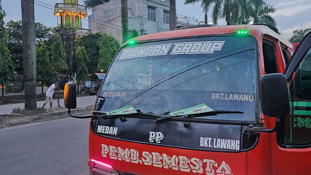 local transport to bukit lawang_north sumatra