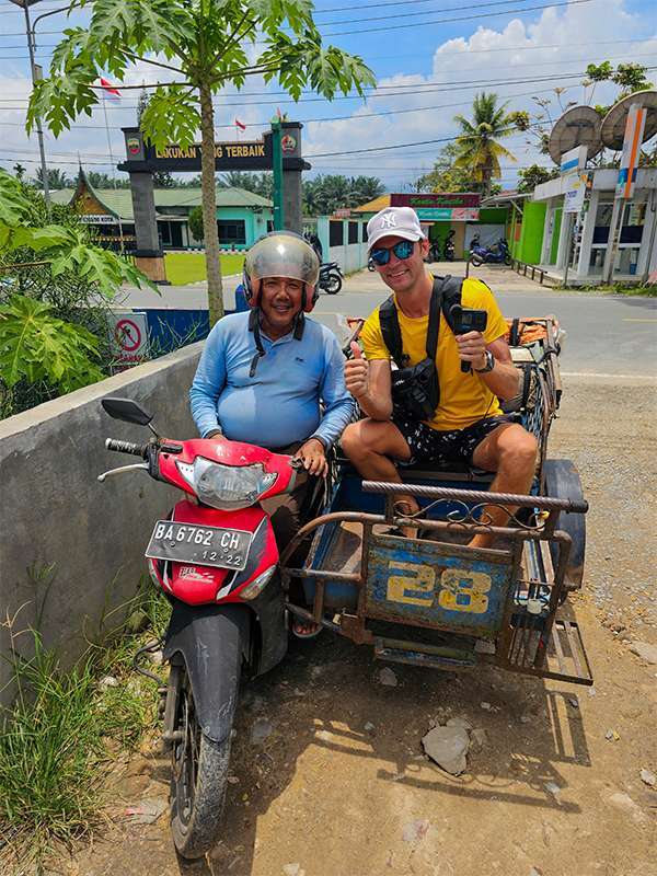 opelet in harau valley sumatra