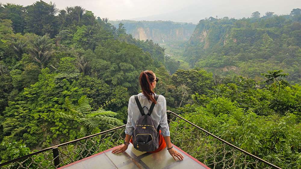 sianok canyon_panorama view