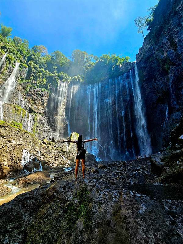 tumpak sewu waterfall east java indonesia 2