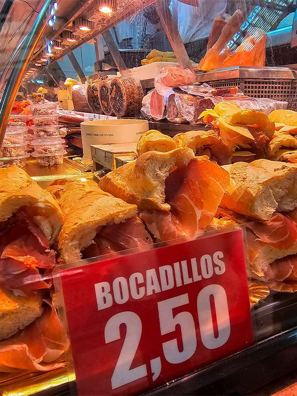 bocadillos at central market valencia