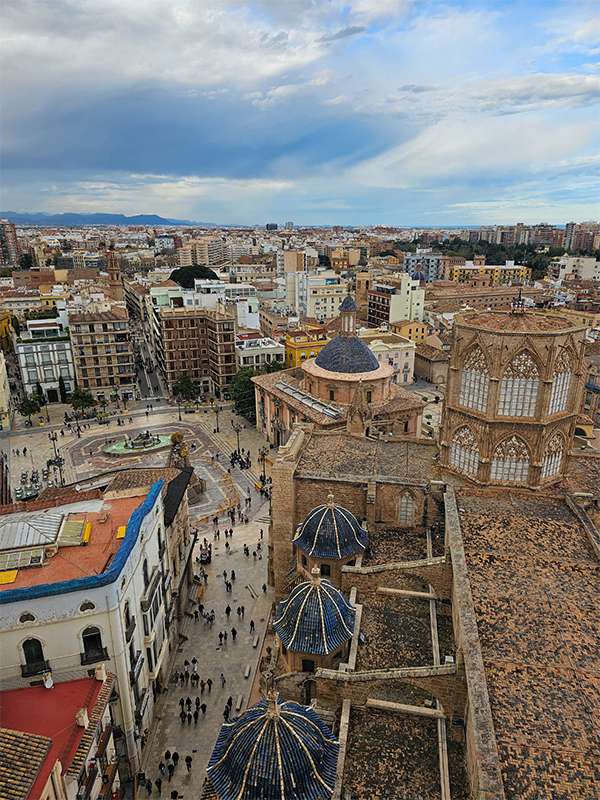 el miguelete view from the top valencia