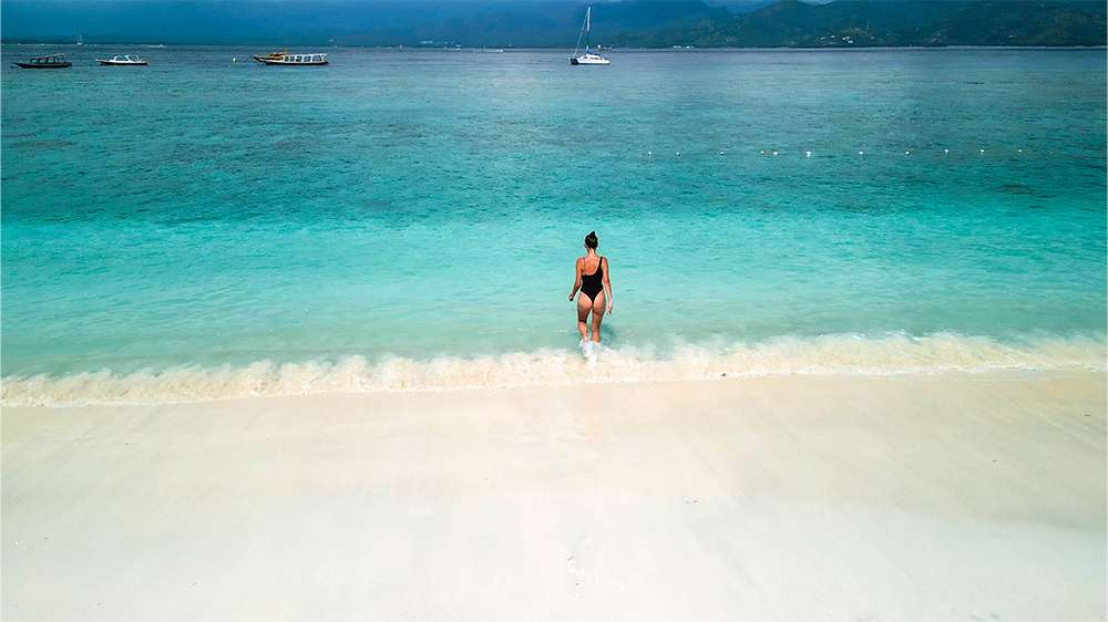 gili trawangan beach, lombok