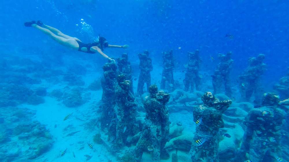 gilo meno the bask nest underwater sculptures