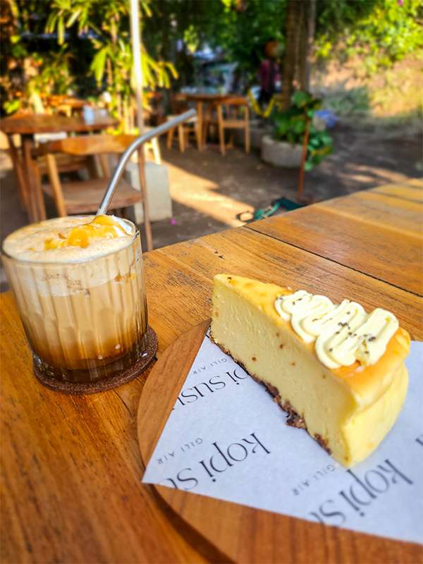 kopi susu cafe gili air