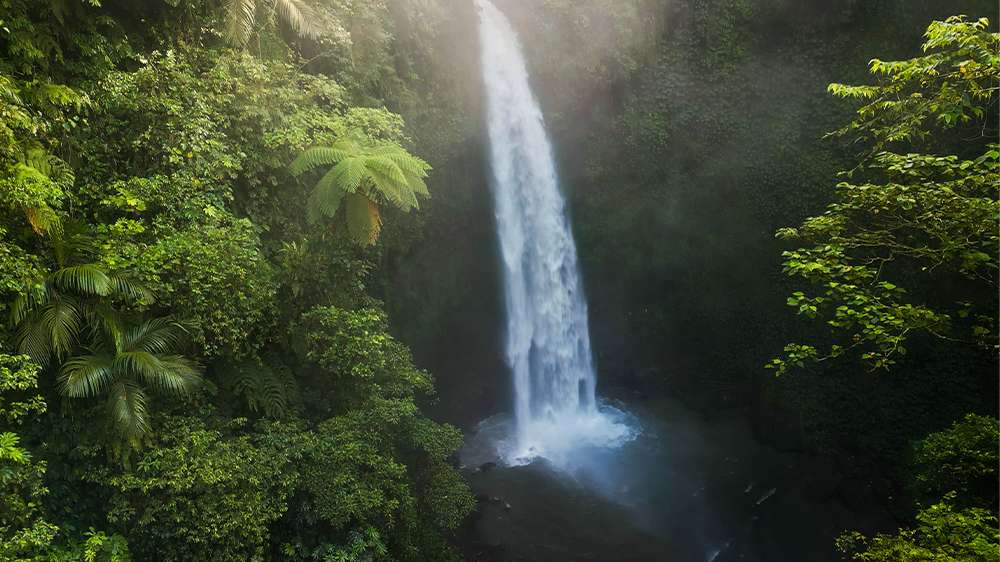 nung nung waterfall north bali