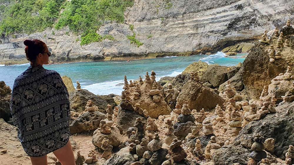 tembeling beach, nusa penida, bali
