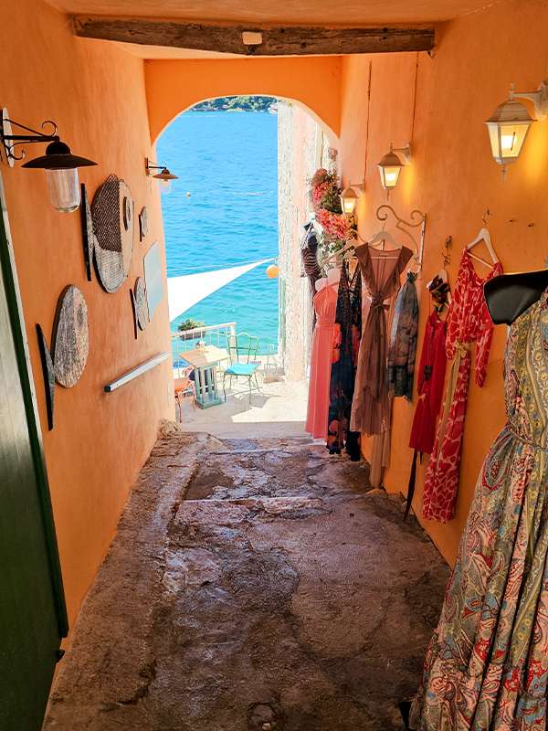 bar next to the water in rovinj