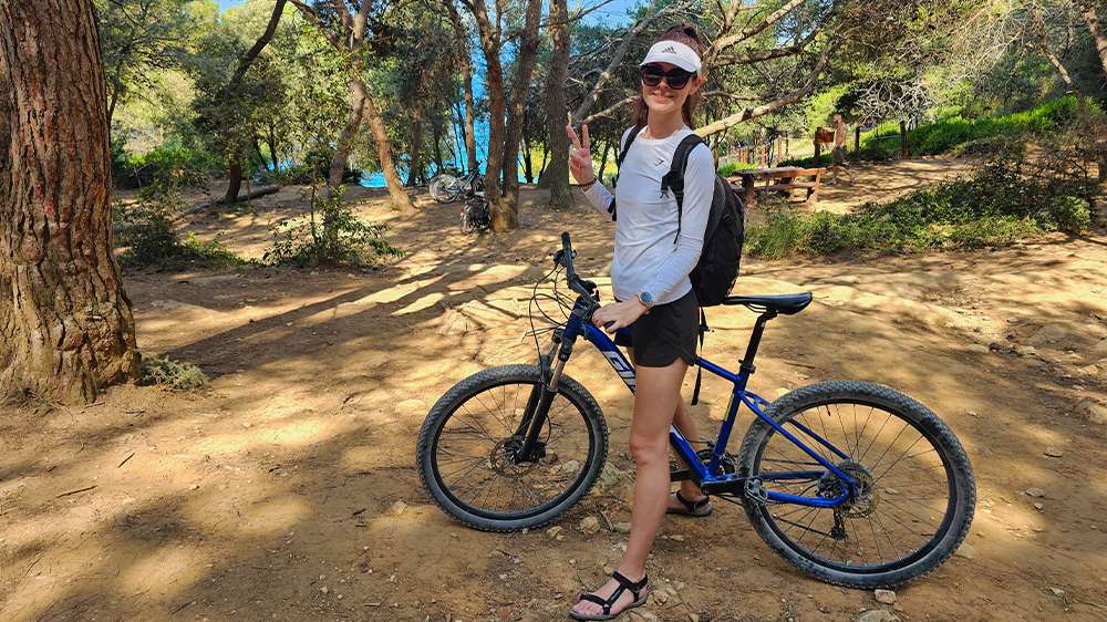 getting to and around kamenjak national park by bike