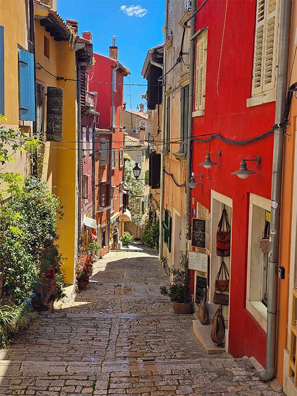 grisia street in rovinj