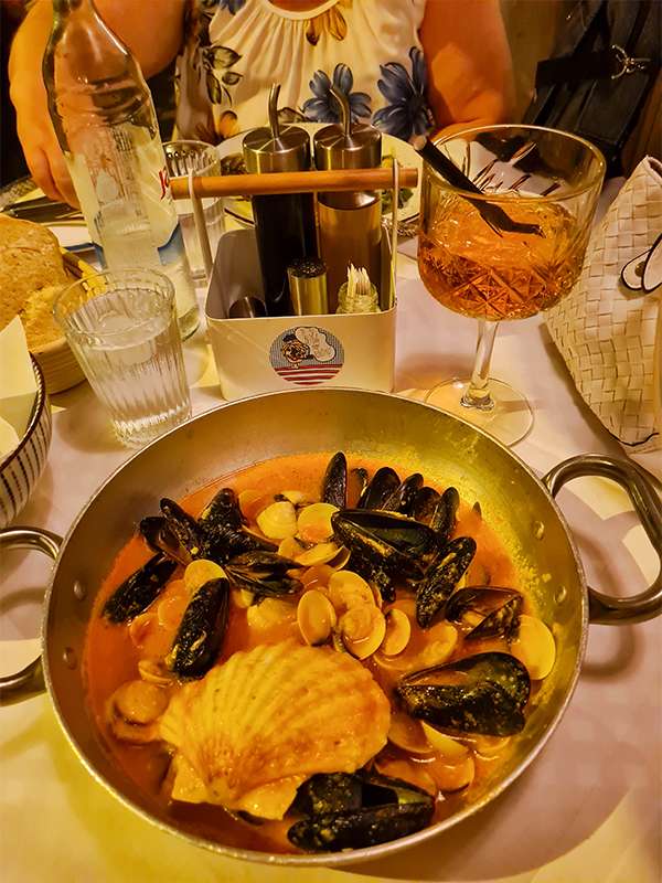 rijeka mussels dinner