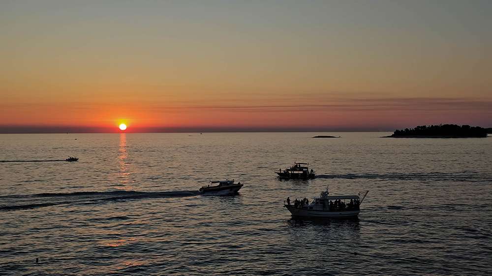 rovinj sunset cruise
