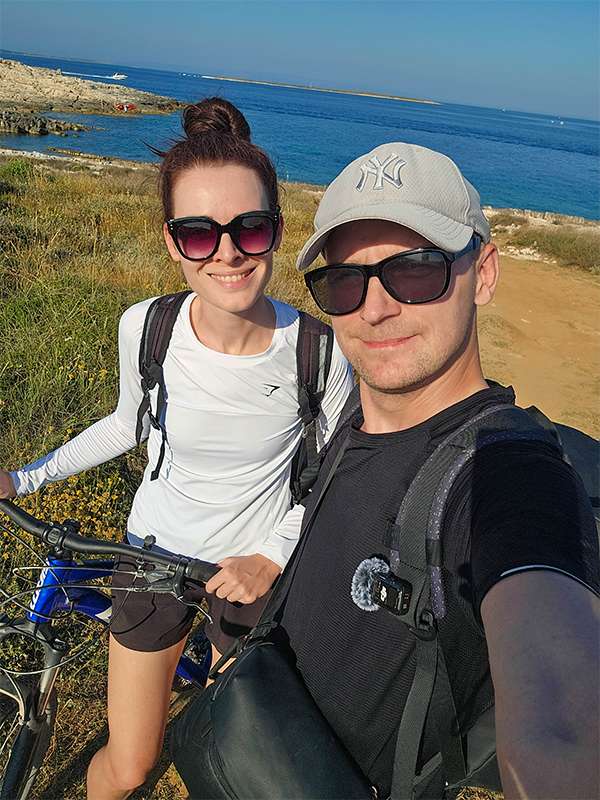 visiting cape kamenjak by bike