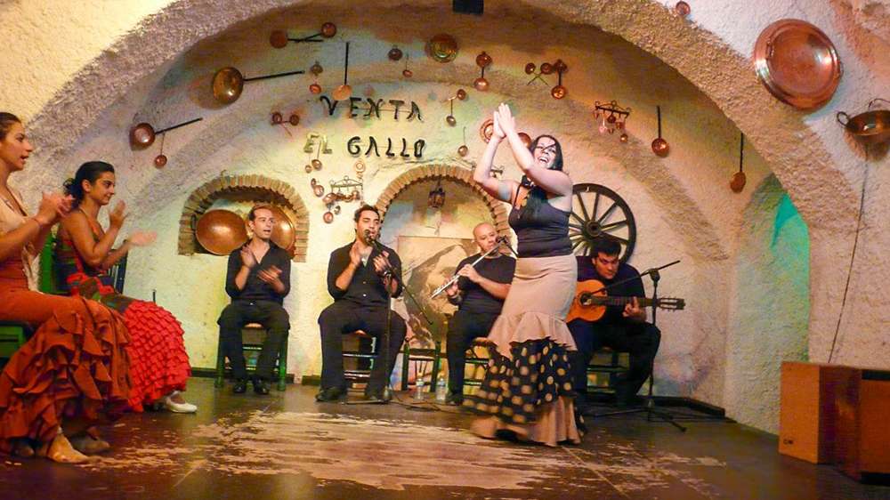 flamenco in sacromonte caves granada spain