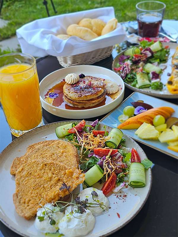 ala carte breakfast at imola hotel platan, eger, hungary