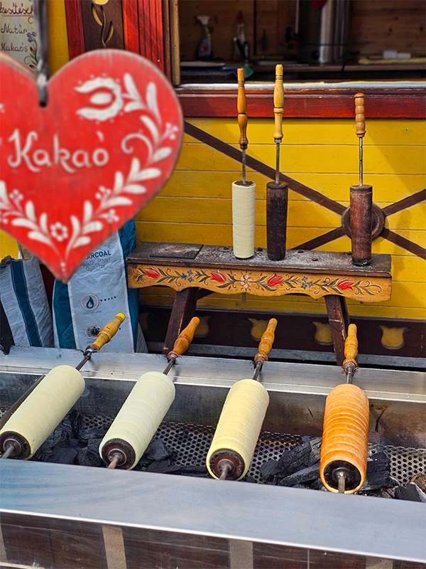 chimney cake, hungarian dessert