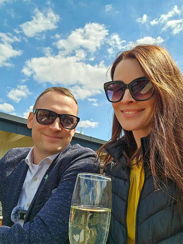 danube river cruise with bubbly, budapest, hungary