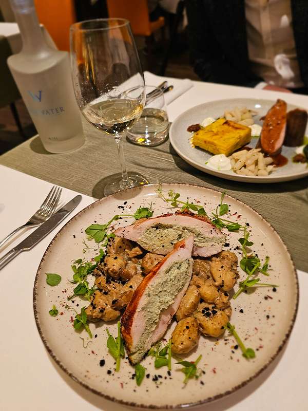 fine dining dinner at borag restaurant, eger, hungary