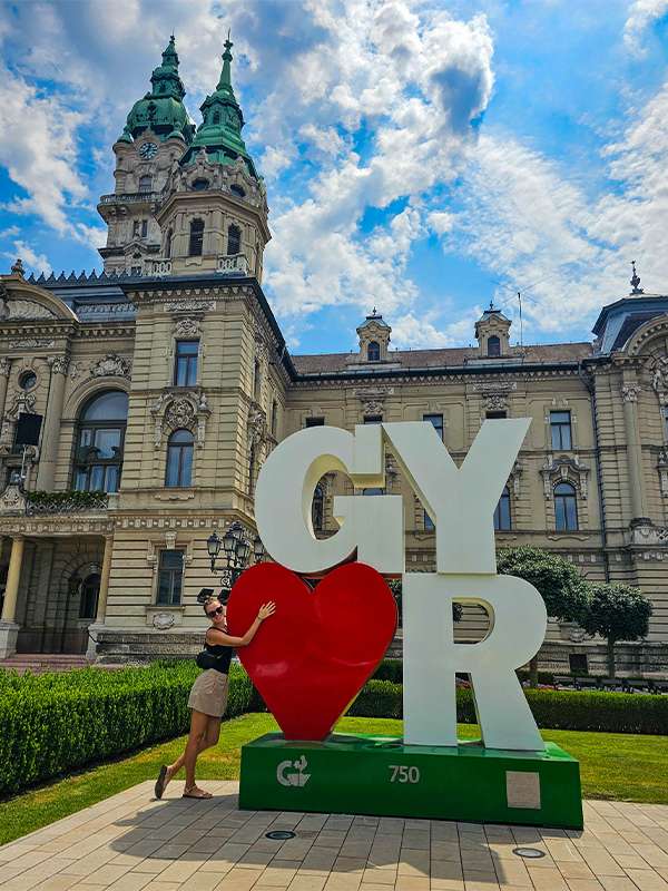 gyor town hall, hungary