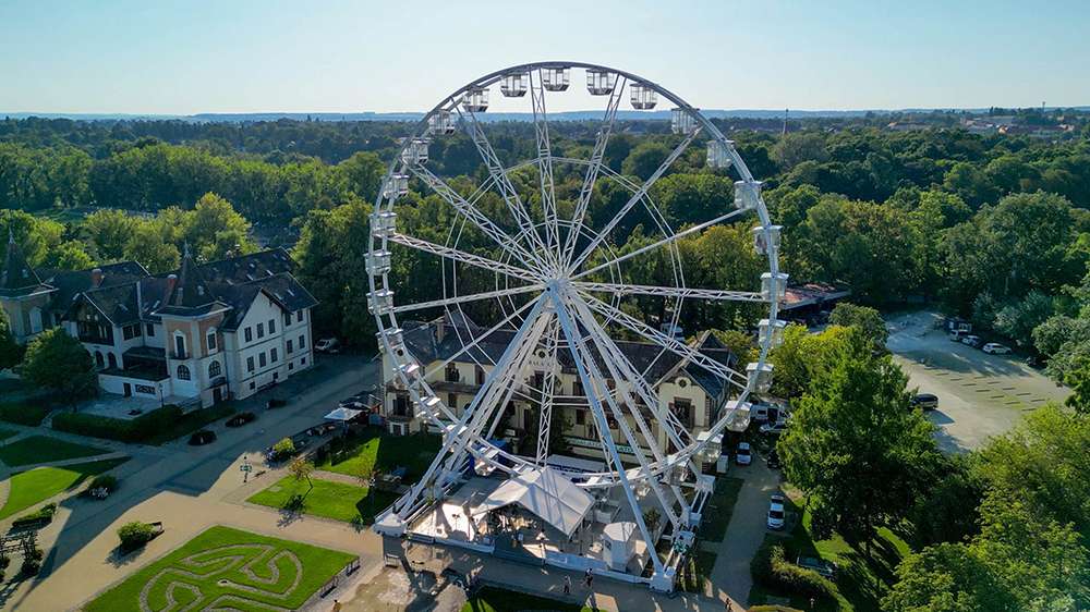 keszthely ferris wheel, balaton, hungary