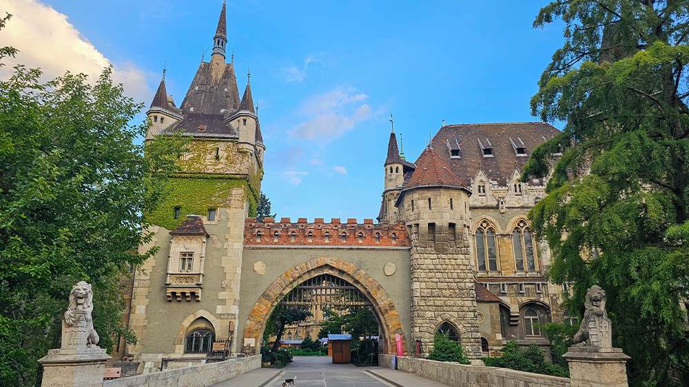 vajdahunyad castle, budapest, hungary