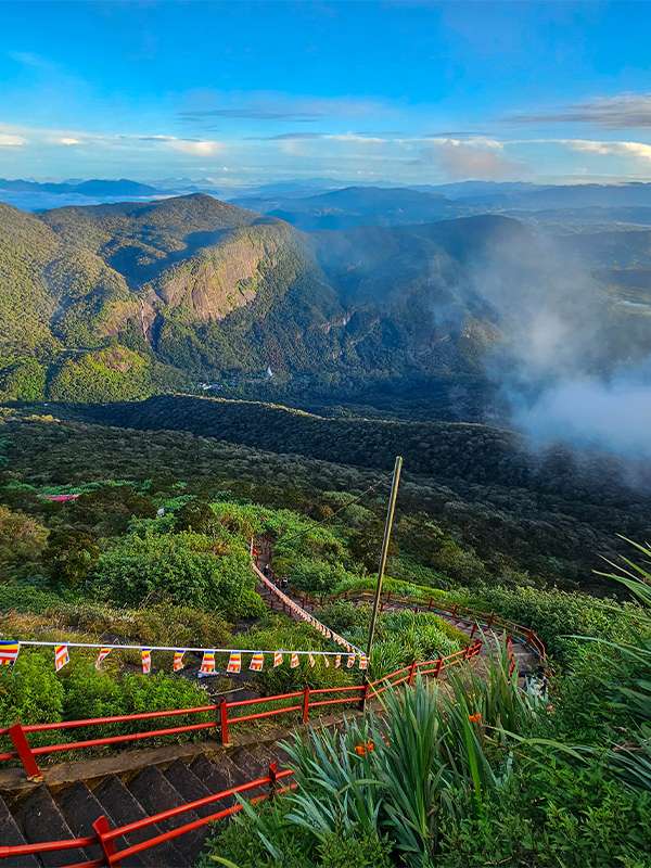 adam's peak pilgrimage hike in sri lanka