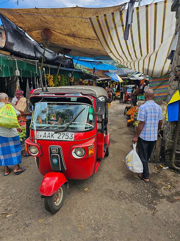 travelling by tuk tuk in sri lanka
