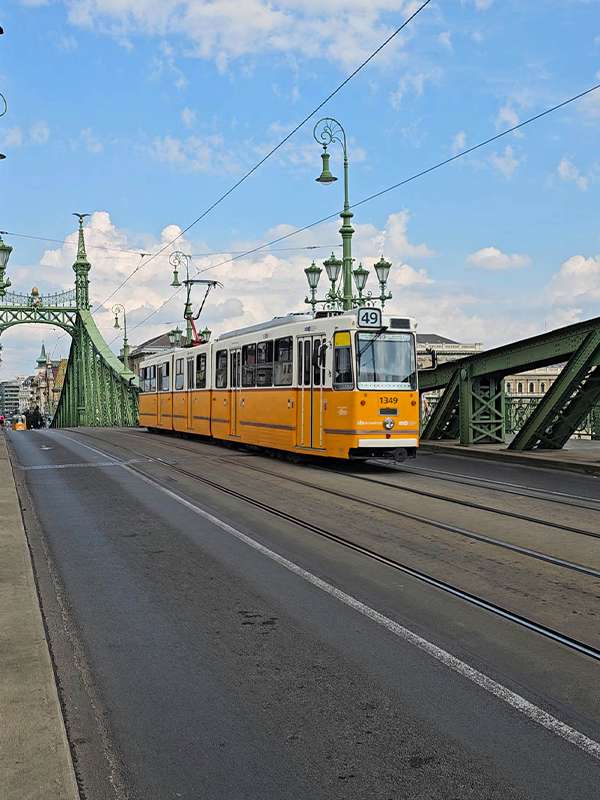 getting around budapest, hungary by tram