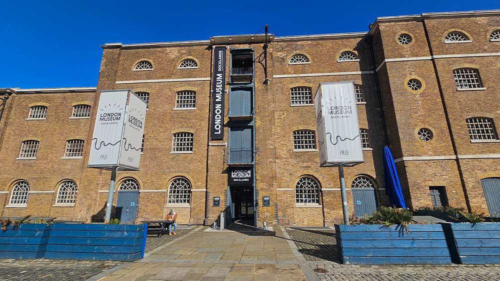 London museum docklands, canary wharf, london, england