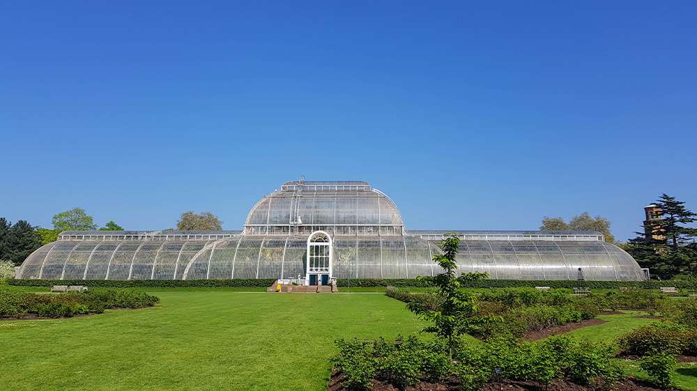 kew gardens, the royal botanical garden in west london, england