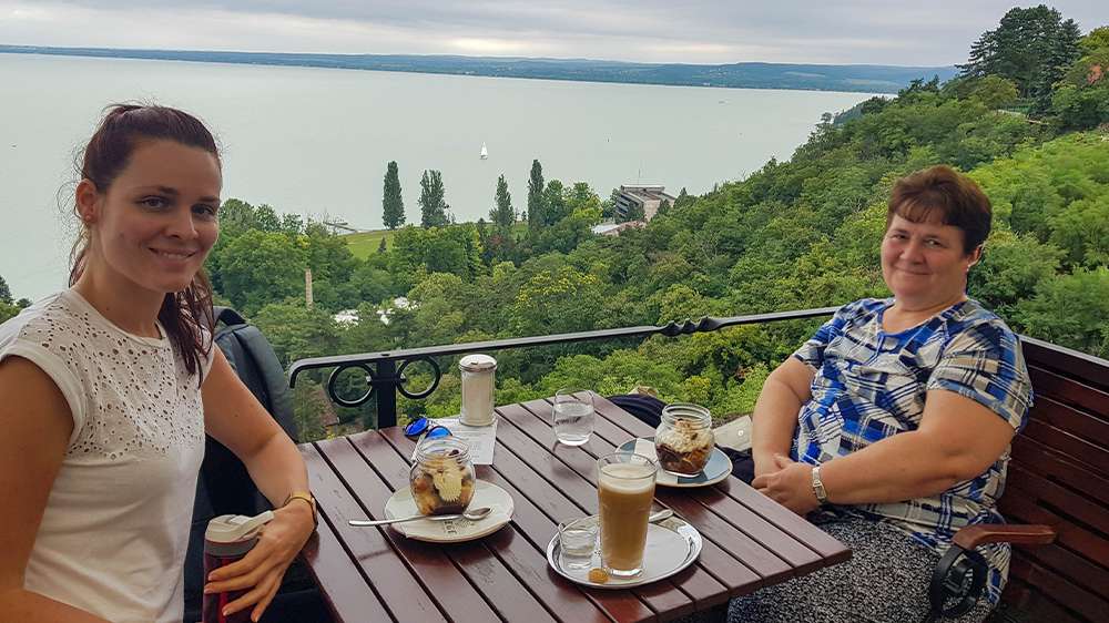 rege patisserie in tihany, balaton, hungary