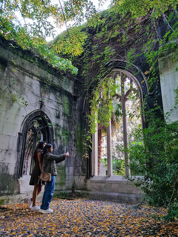 st dunstan in the east_v2, hidden garden in the city of london, england