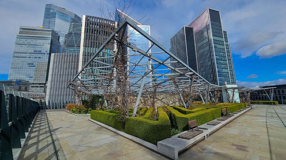 the garden at 120 in the city of london, england