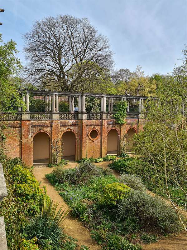 the hill garden in hamstead heath, london, england
