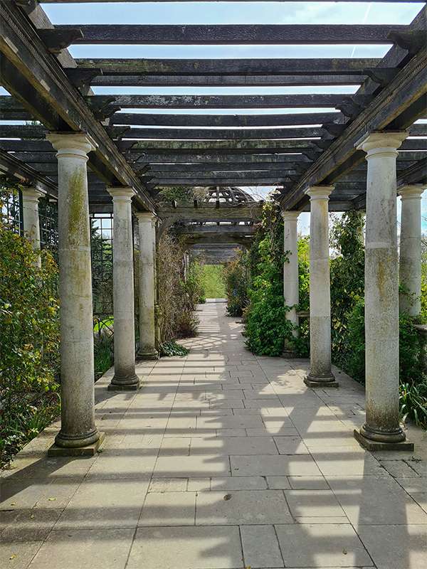 the pergola in hamstead heath, london, england