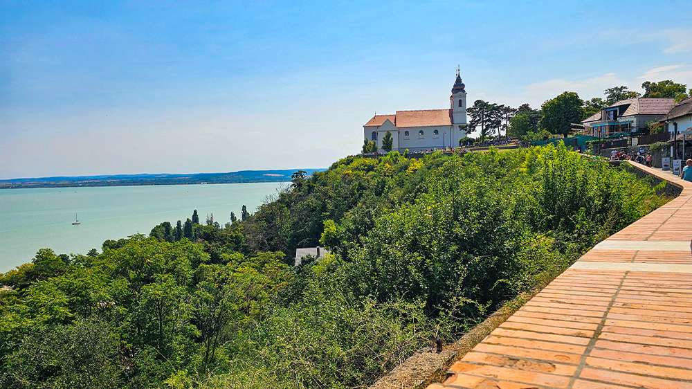 tihany abbey, balaton, hungary