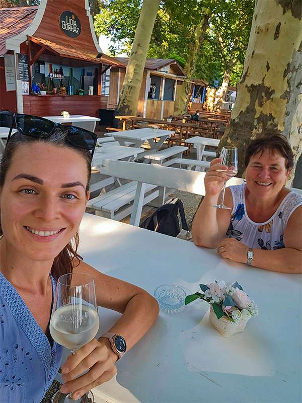 balatonfured wine festival at the lake balaton in hungary