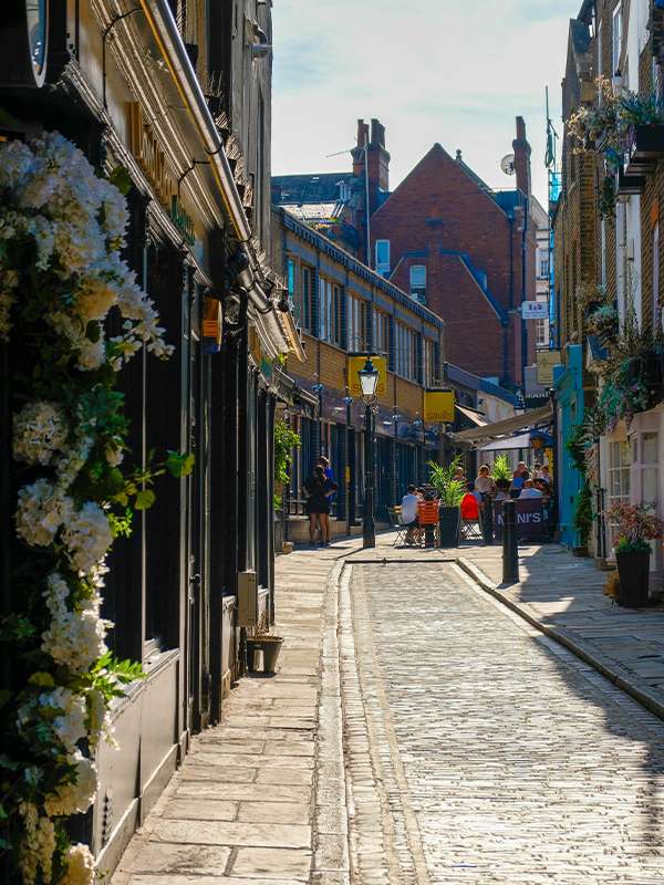 hamstead heath village, north london, england
