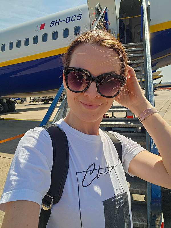 flying with Ryanair to Bergamo, Italy