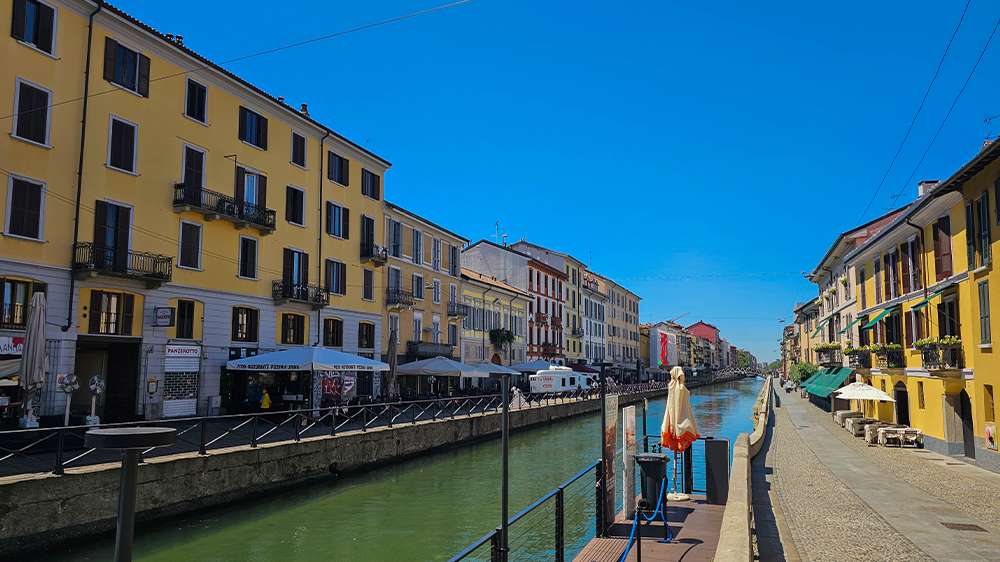 navigli in milan, italy