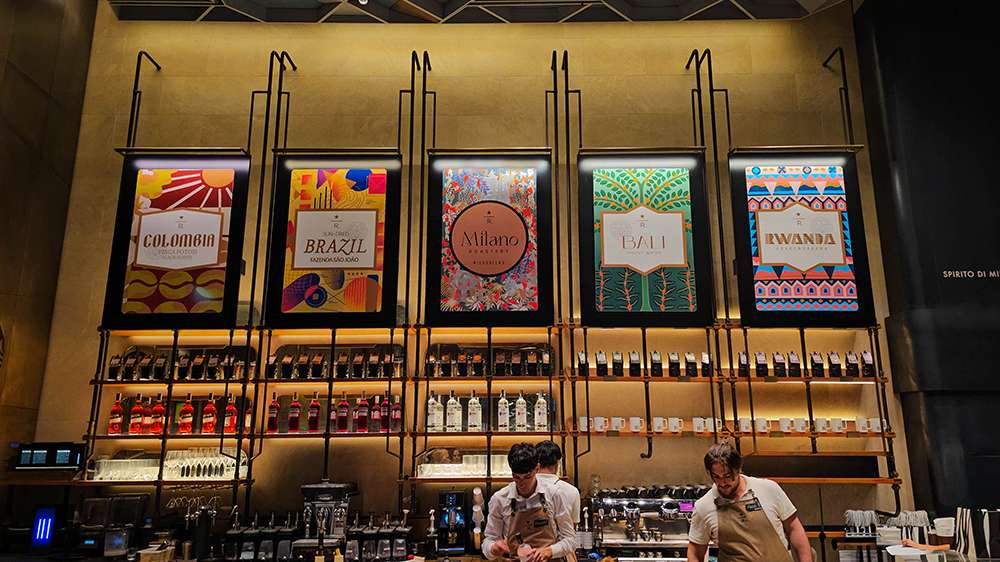 starbucks reserve roastery in milan, italy