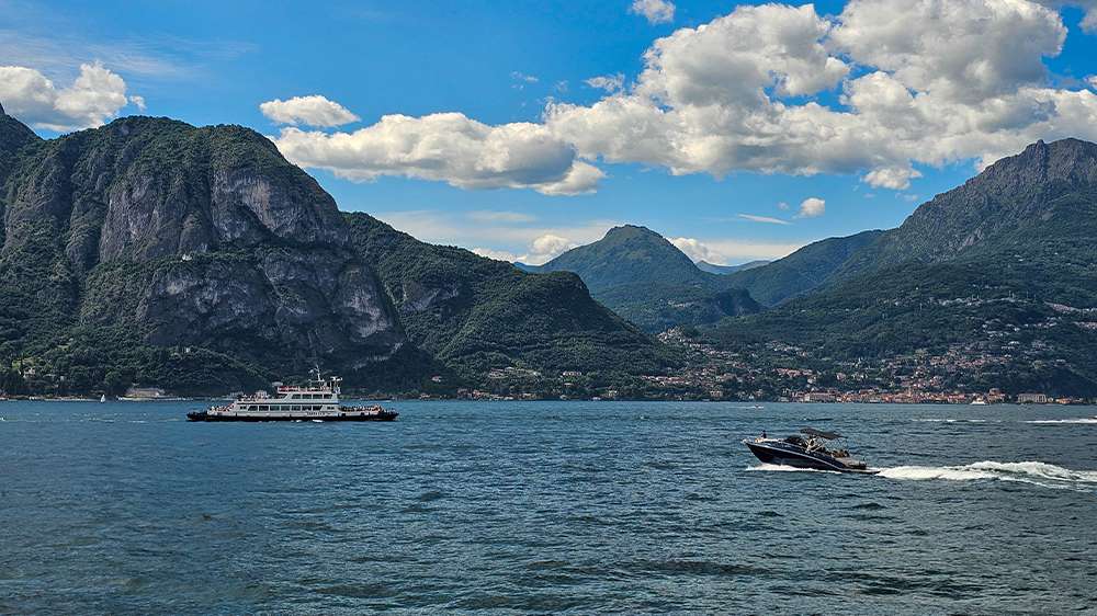 views from bellagio Punta Spartivento, lake como, italy