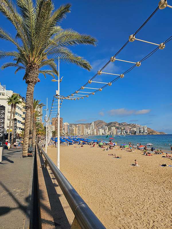 benidorm beach views