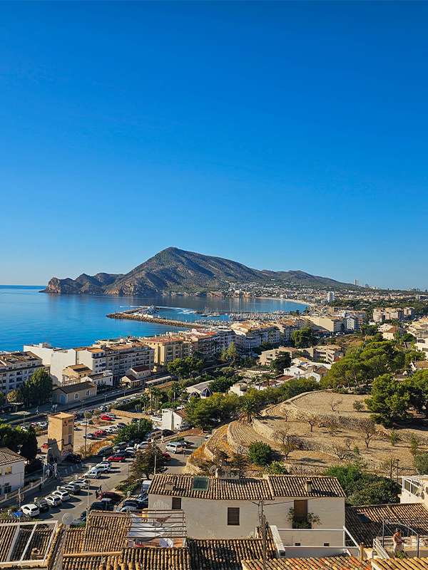 coastal views from altea, spain