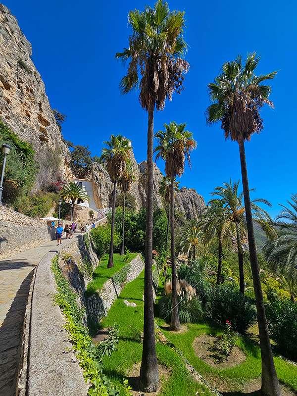 guadalest castle views, spain